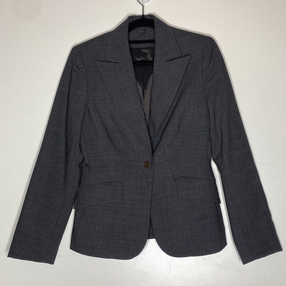 Express Stretch Wool One Button Blazer Women's Size 0